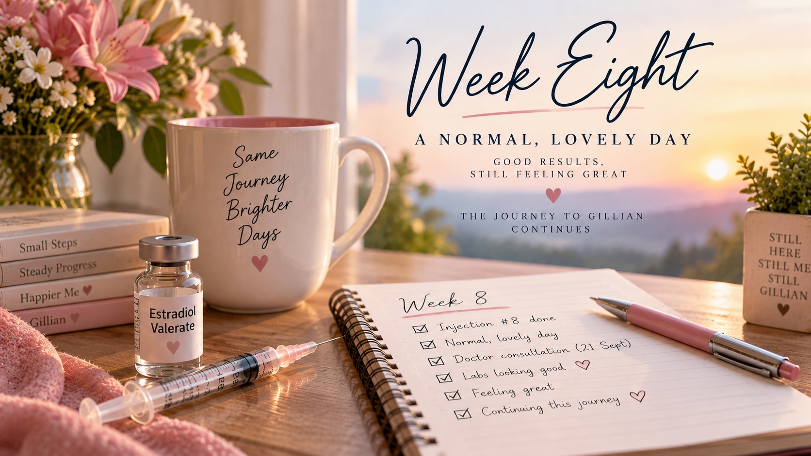 Week Eight - Steady Progress Journal Image